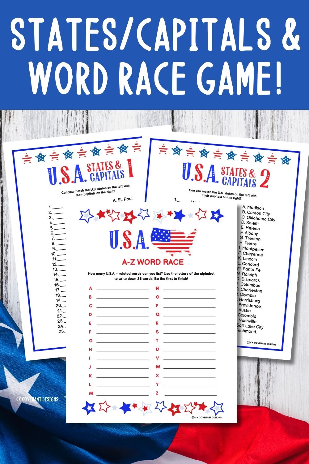 4th of July Patriotic Activity Bundle