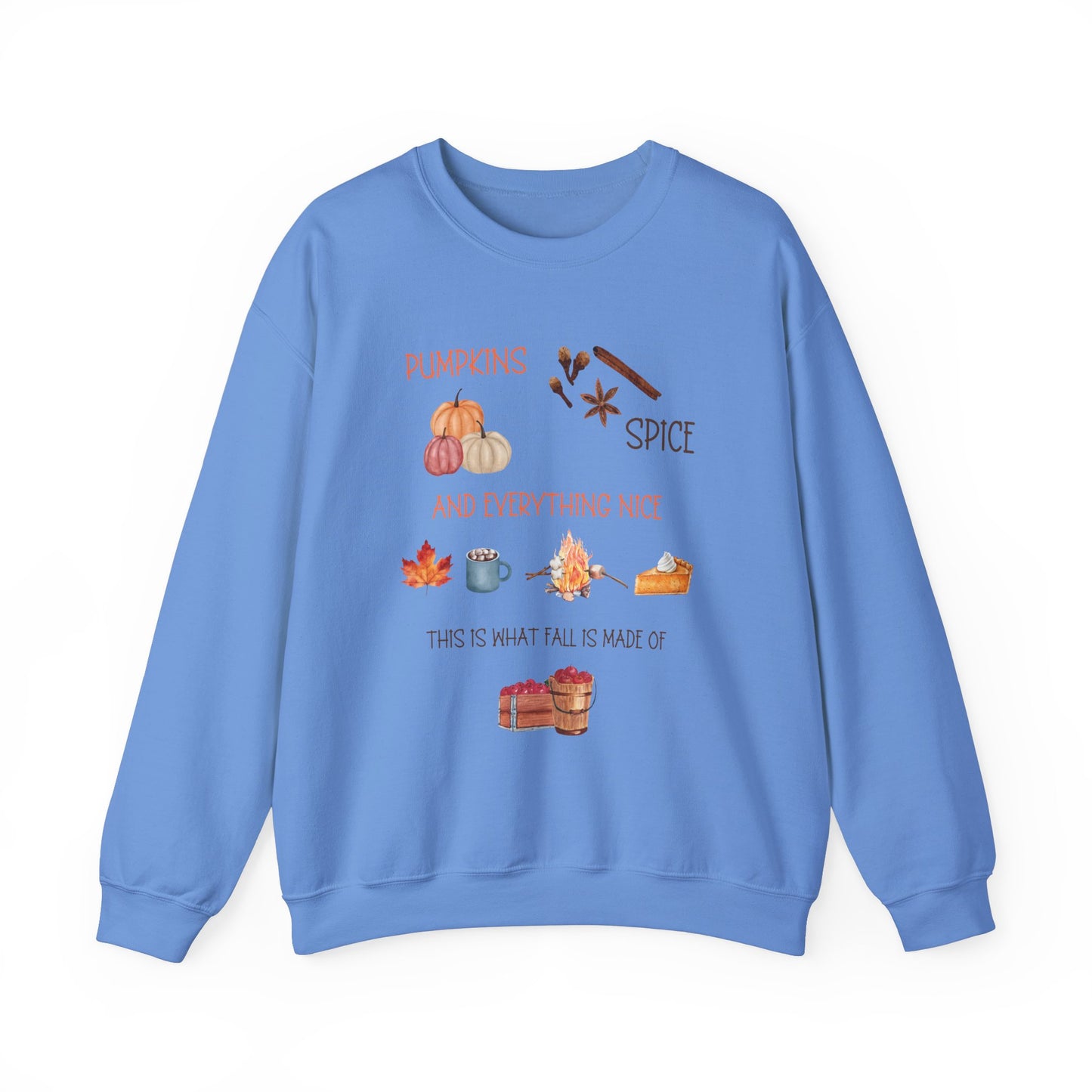 Pumpkin, Spice, and Everything Nice! Unisex Heavy Blend™ Crewneck Sweatshirt