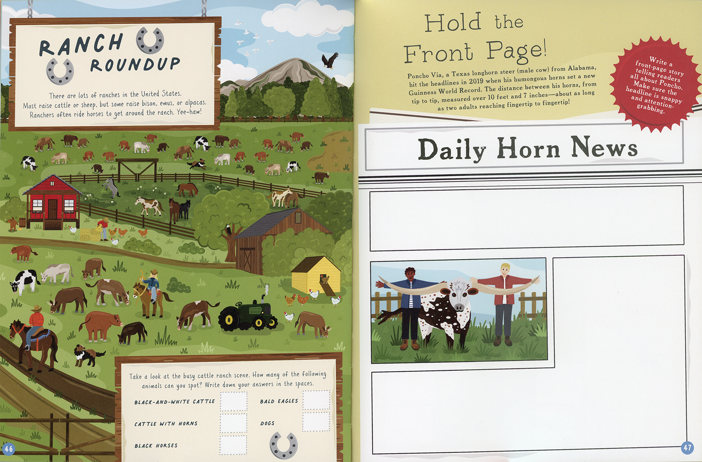Celebrate the States: Animals of the USA Activity Book