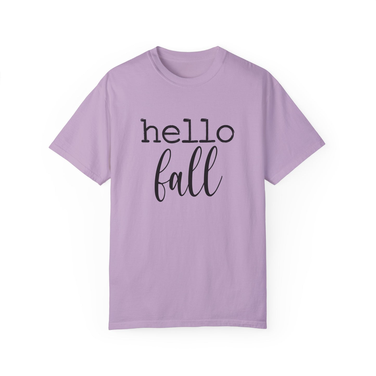 Hello Fall Unisex Garment-Dyed T-shirt