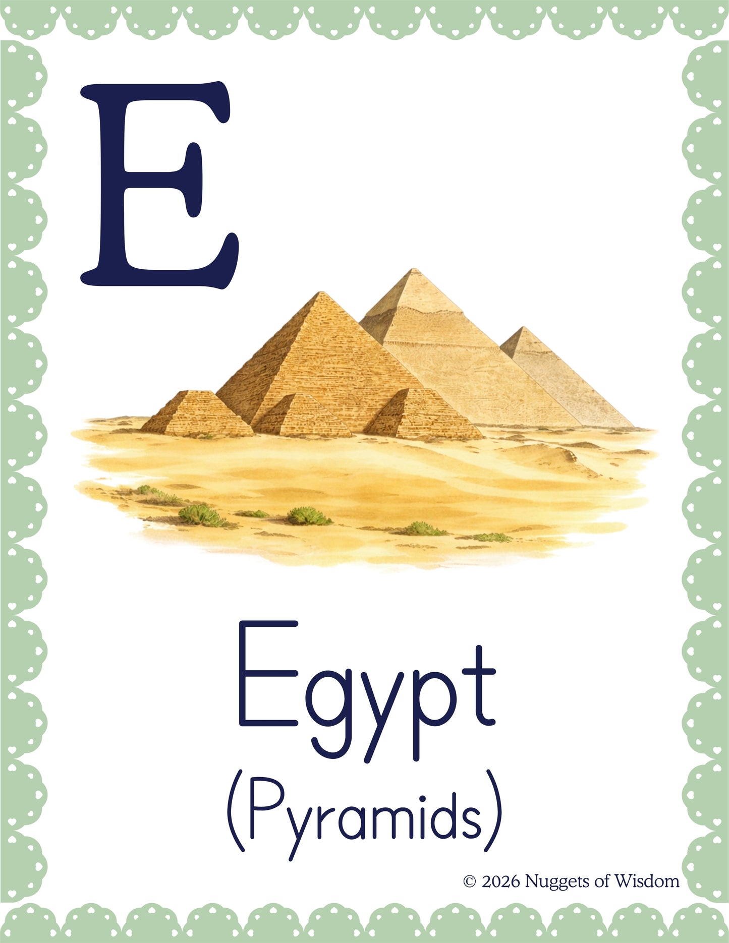 Country Alphabet Flashcards | A–Z World Geography for Kids | Homeschool Printable