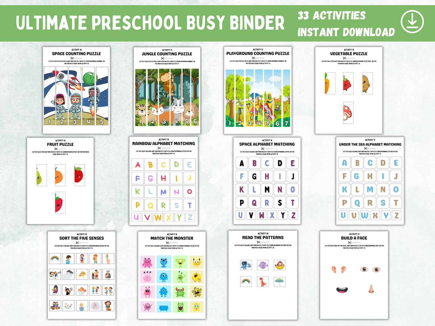 ULTIMATE Pre-K Busy Binder