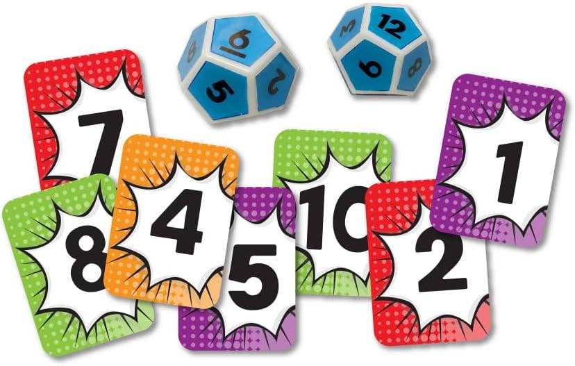 Scholastic Math Match Dice And Card Game