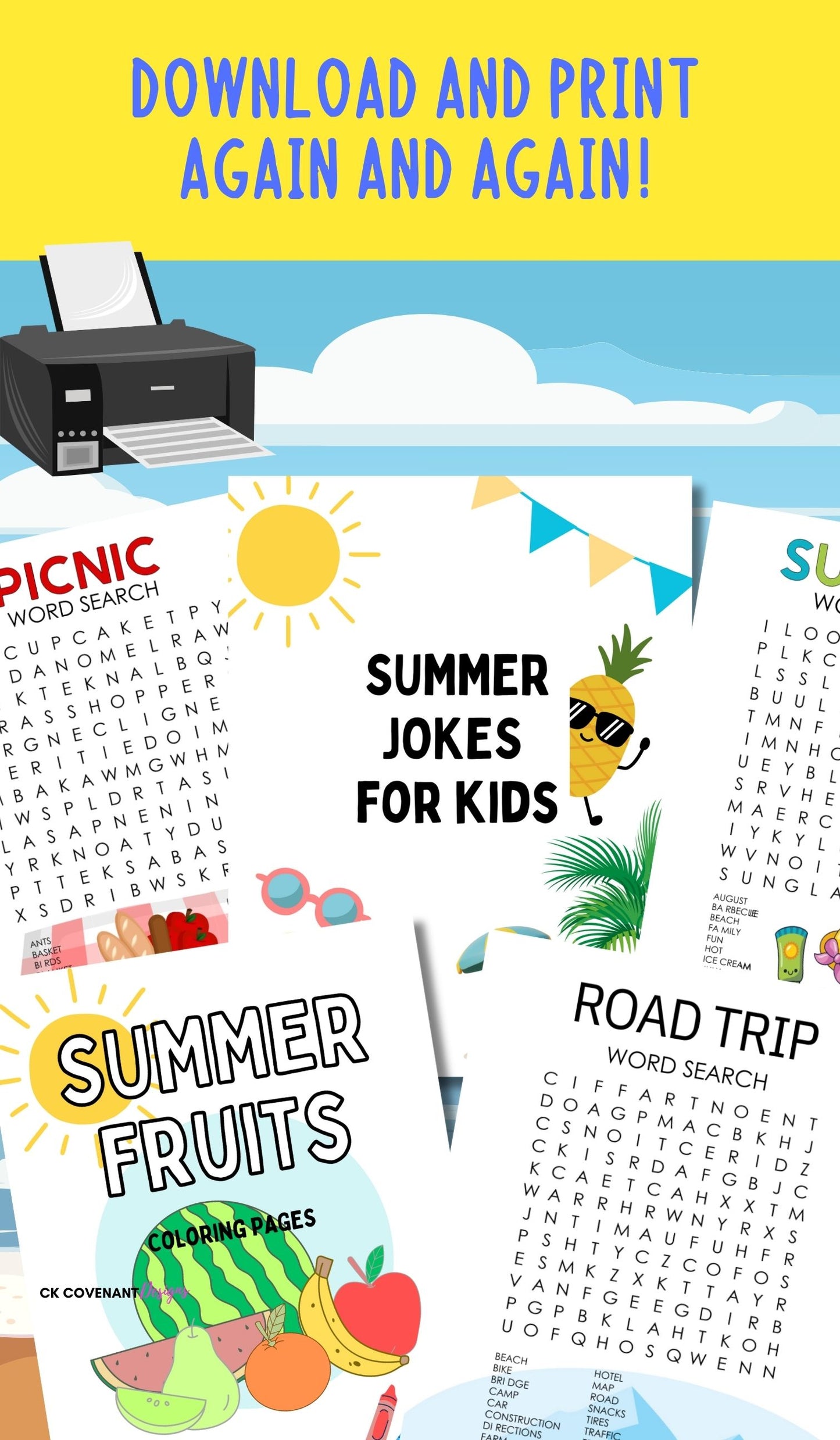 Ultimate Summer Activity Bundle for Kids