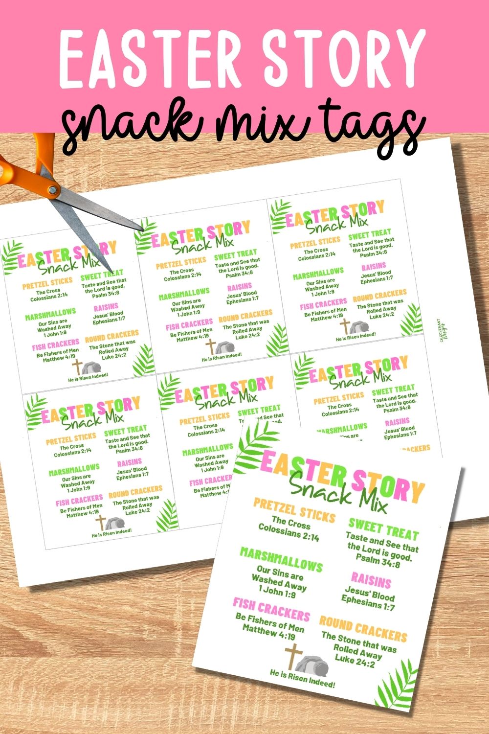 easter-story-snack-mix-tags-nuggets-of-wisdom for Easter Story Snack Mix Free Printable Easter Story Snack Mix Tags – Nuggets of Wisdom for Easter Story Snack Mix Free Printable