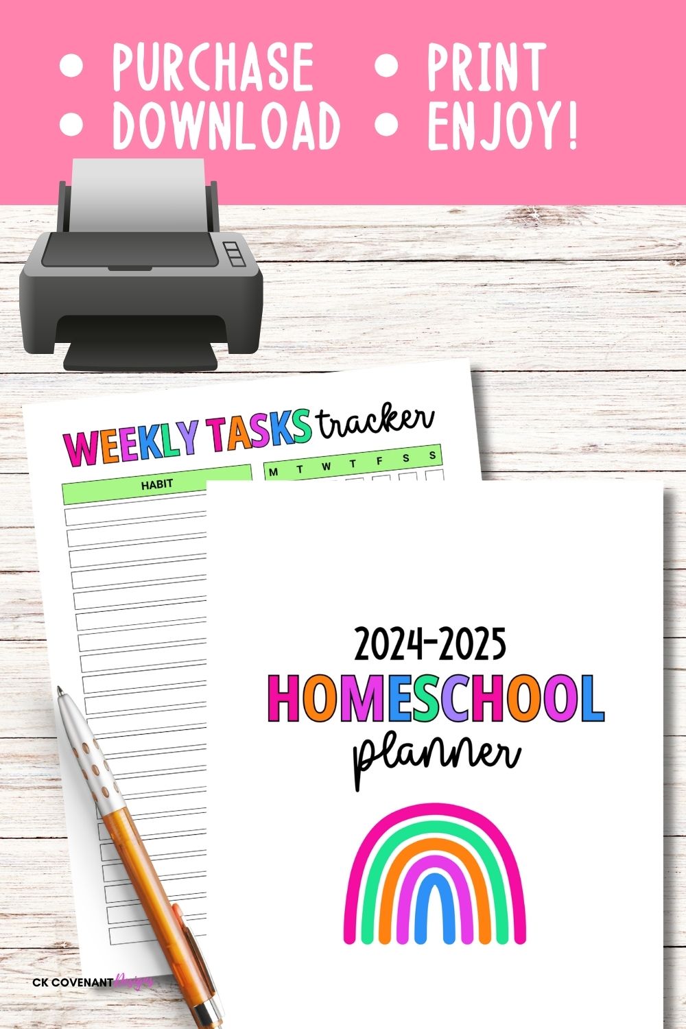 Printable Homeschool Planner Bundle