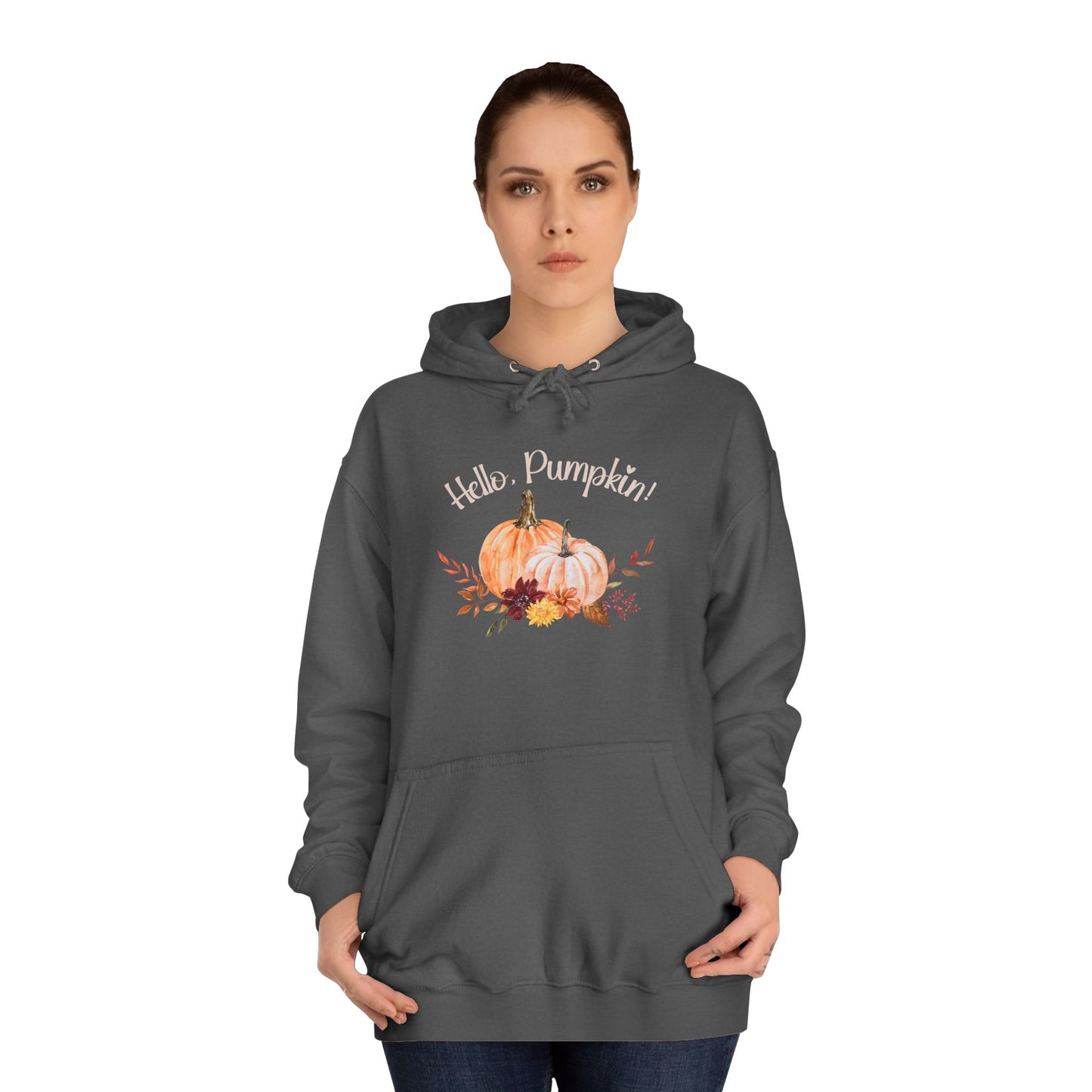 Hello, Pumpkin! Unisex College Hoodie