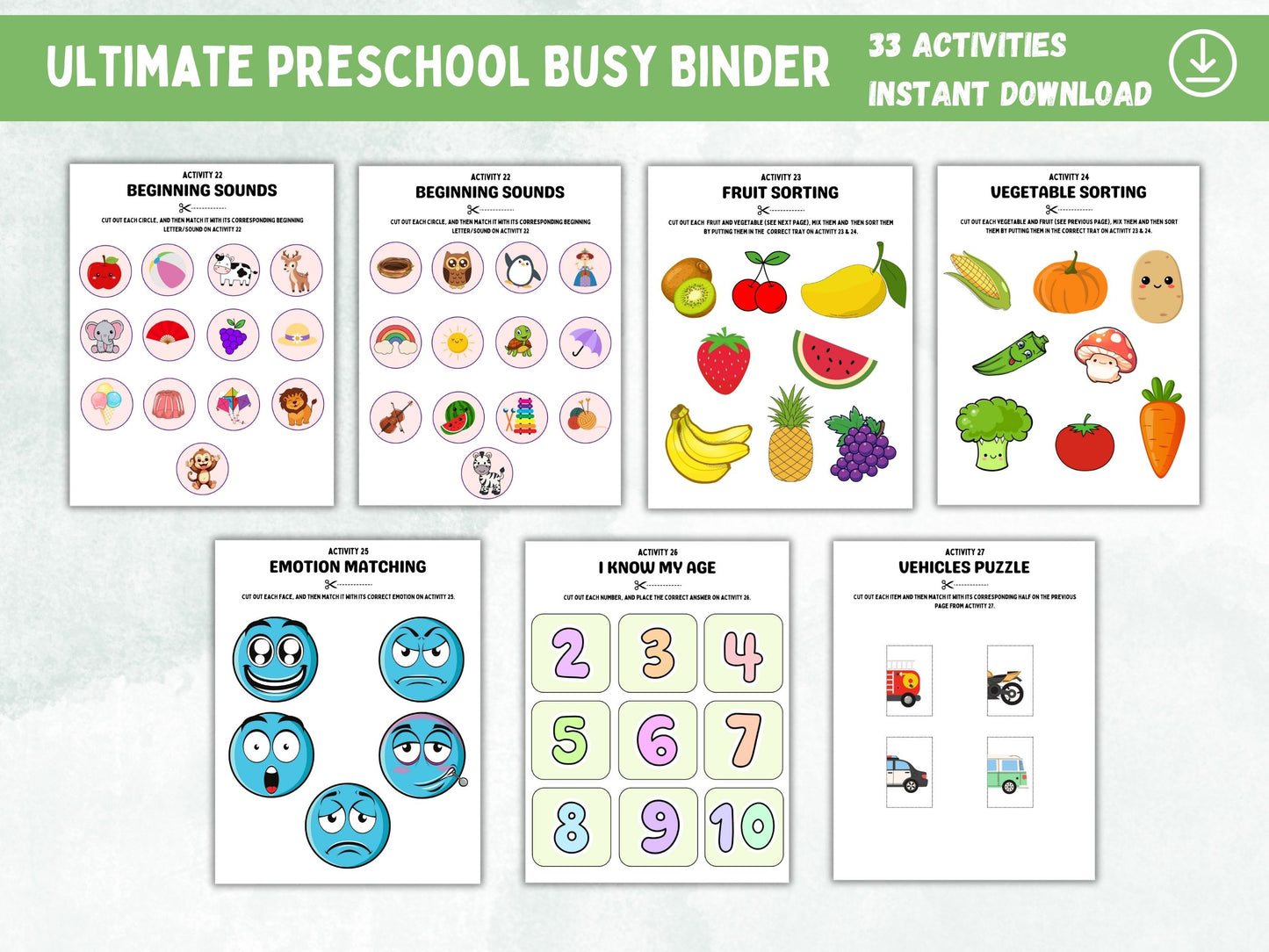 ULTIMATE Pre-K Busy Binder