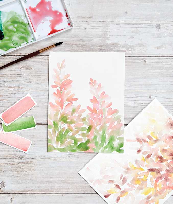 Learn to Watercolor by Sarah Van Der Linden: Paperback; 80 pages / English