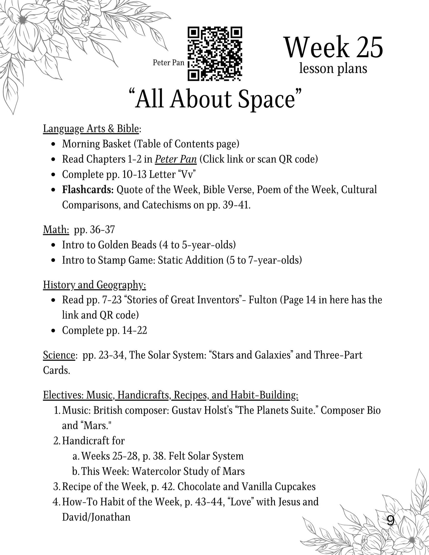 Living Lights Curriculum: Quarter 4- To the Stars and Beyond! DIGITAL VERSION