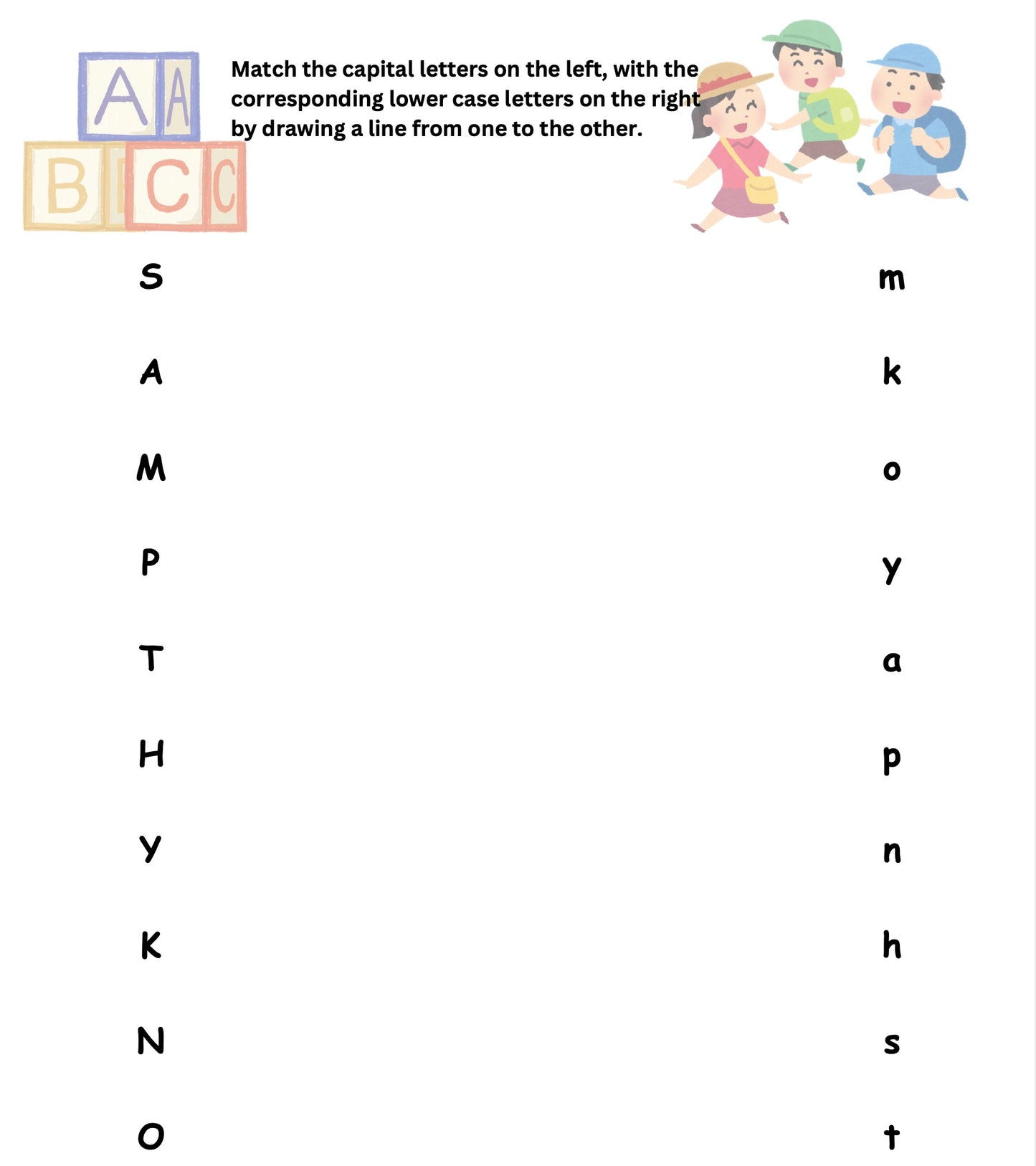 Alphabet Practice Worksheets