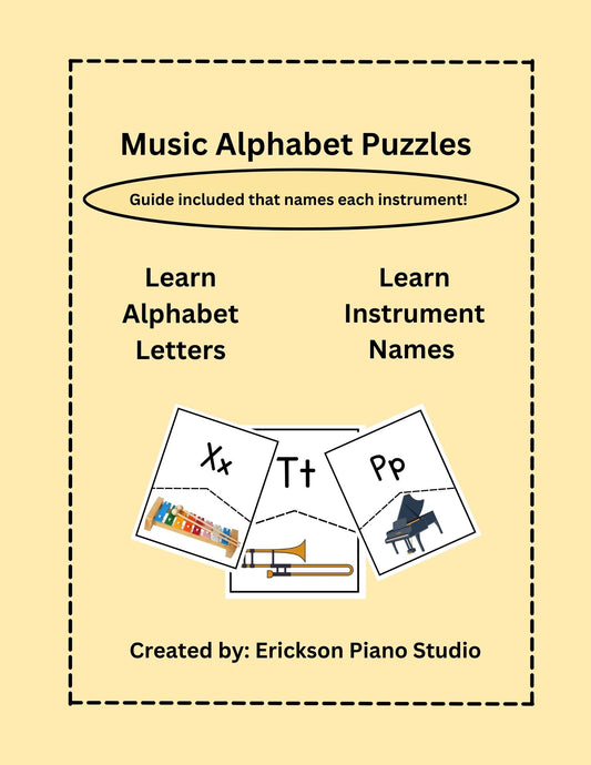 Music Alphabet Puzzles