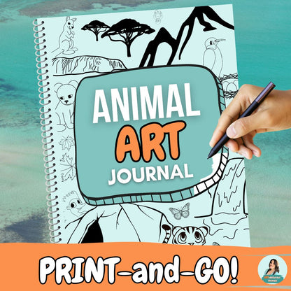 Animal Art Journal for Kids: Explore the Elements of Art through Animals from Around the World