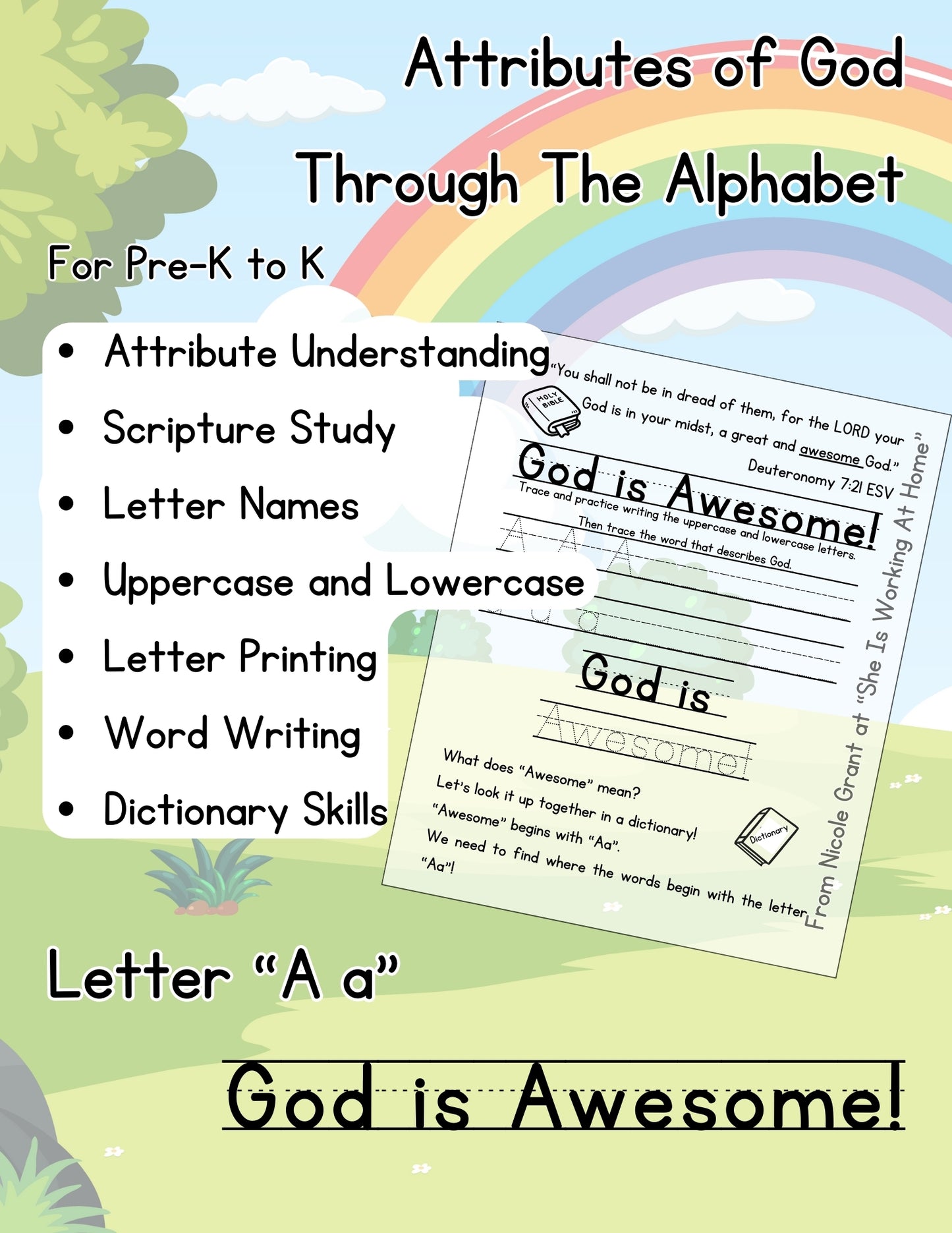 Attributes of God Through the Alphabet- "Aa"