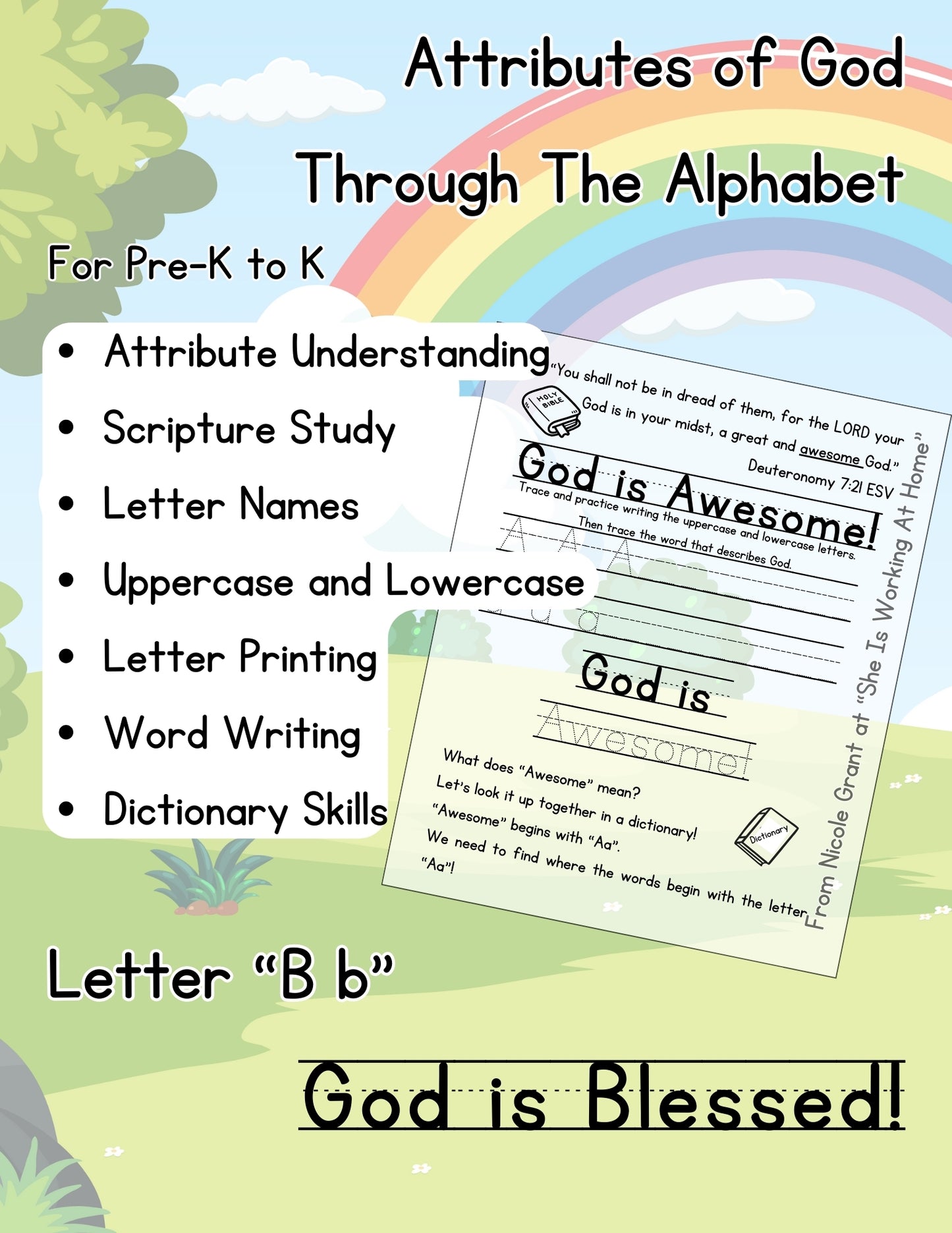 Attributes of God Through the Alphabet- "Bb"