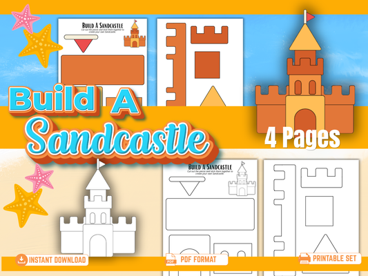 Summer Build-a-Craft Bundle – 10 Cut-and-Paste Activities Printable Resources