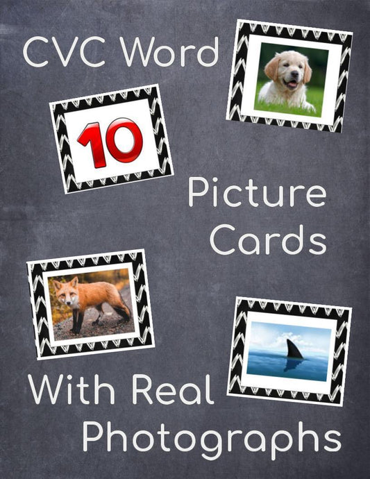 CVC Word Picture Cards