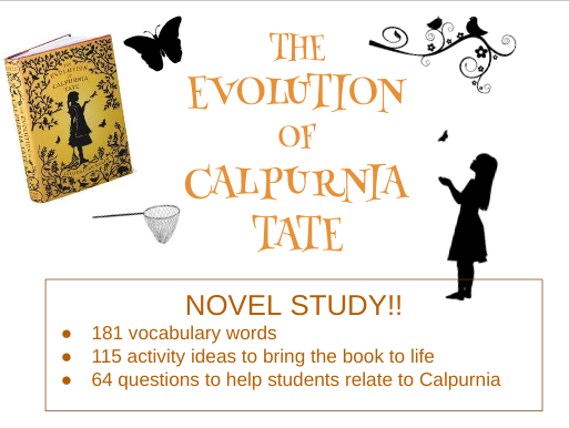 Evolution of Calpurnia Tate Book Study Guide. Vocab, activities, questions!