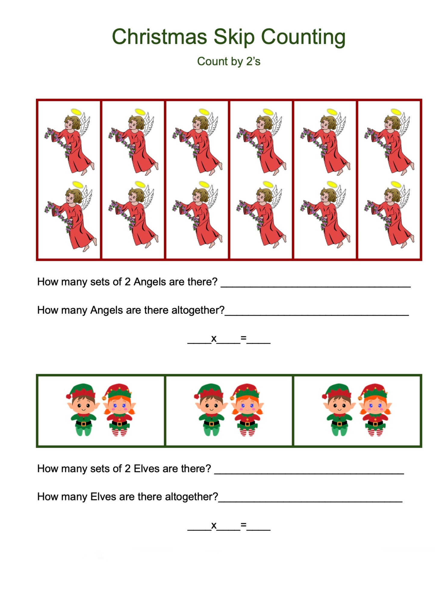 Fun Christmas Worksheets