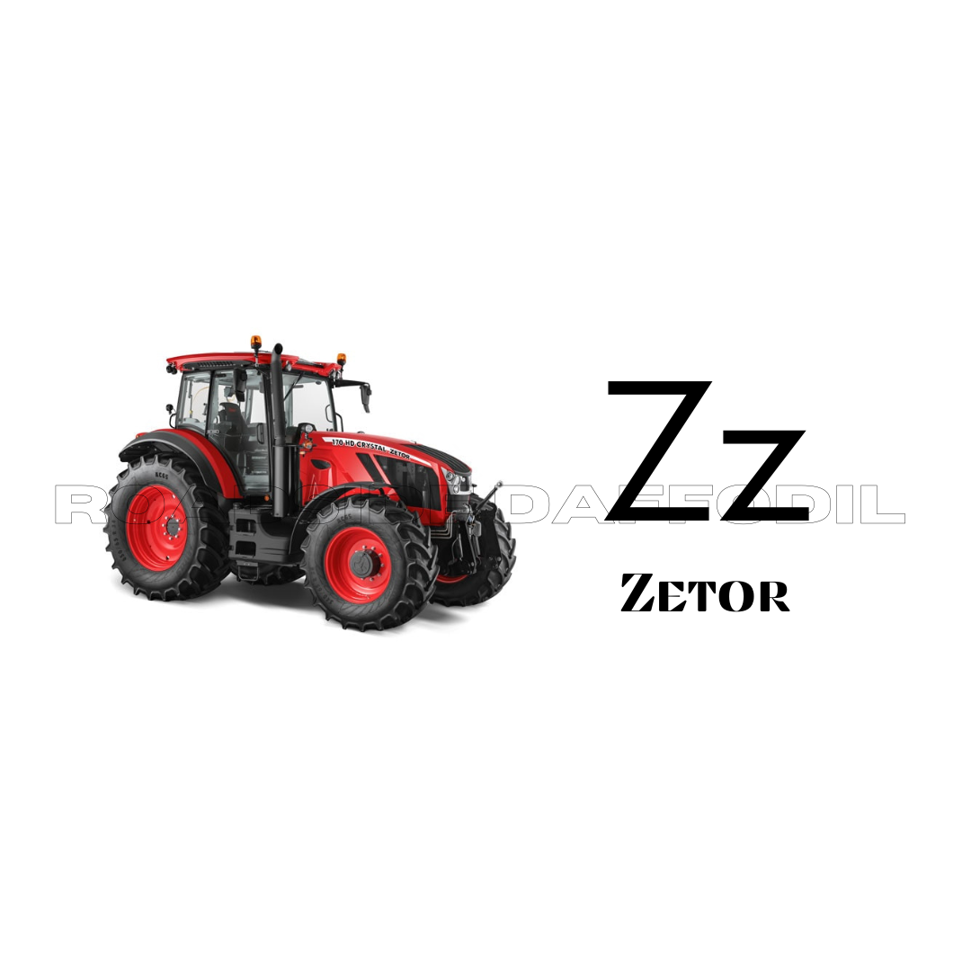 Tractor Alphabet Flashcards