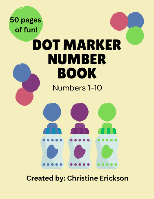 Dot Marker Number Book