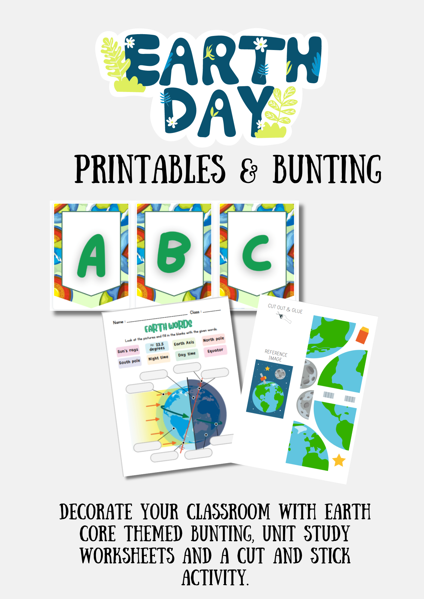 Earth Day Activities and Bunting