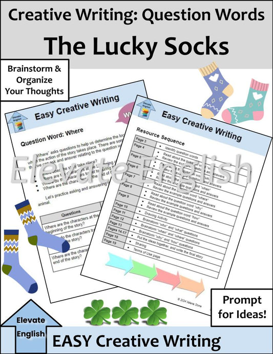Creative Writing: Questions Words (The Lucky Socks)
