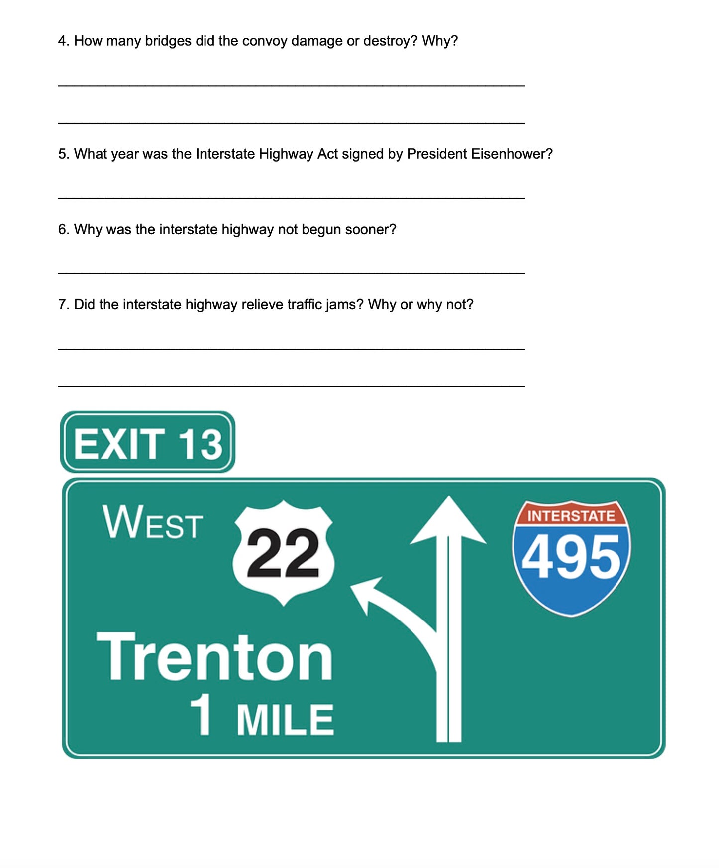 Eisenhower and the Interstate Highway