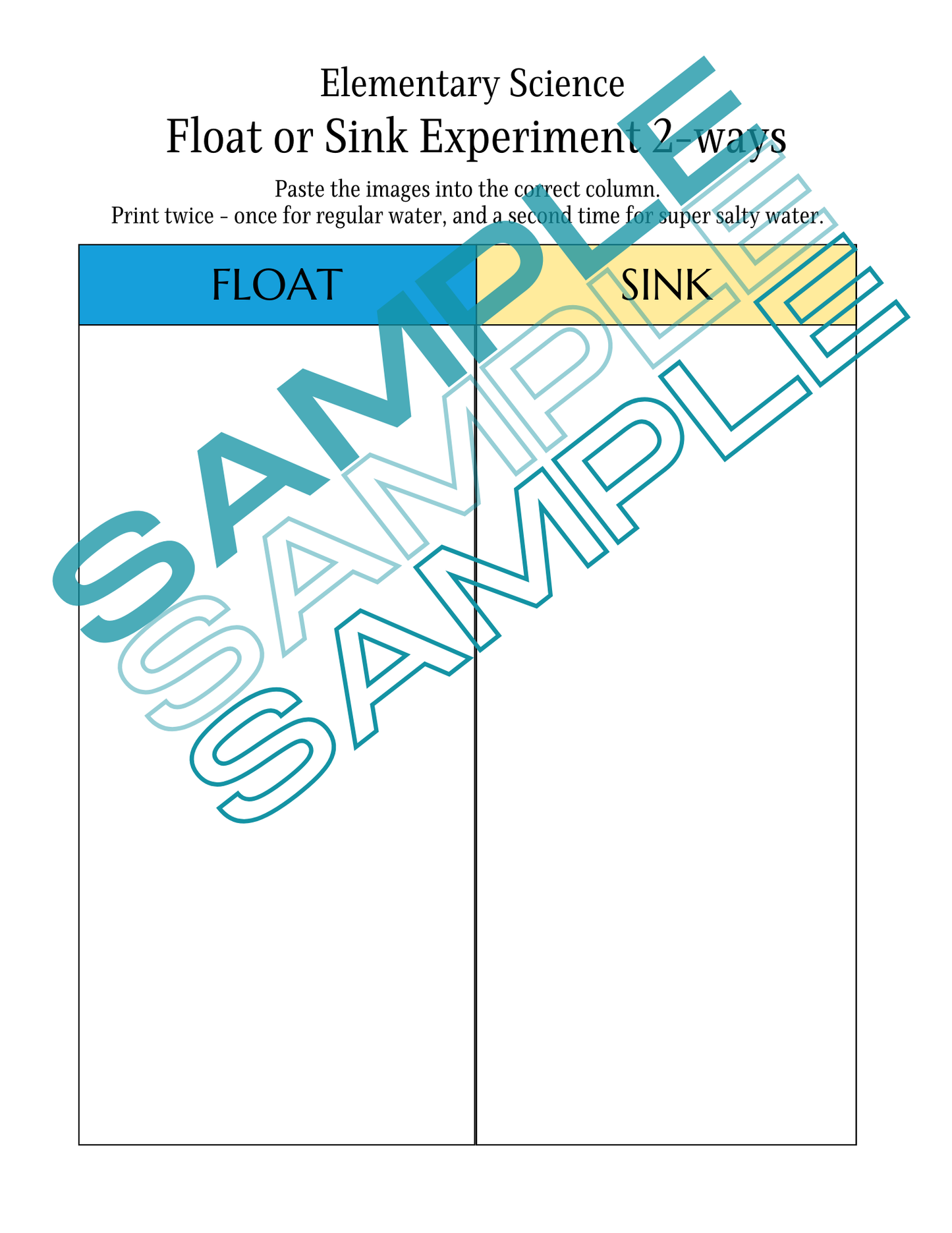 Elementary Science - Buoyancy and Density: Digital Product