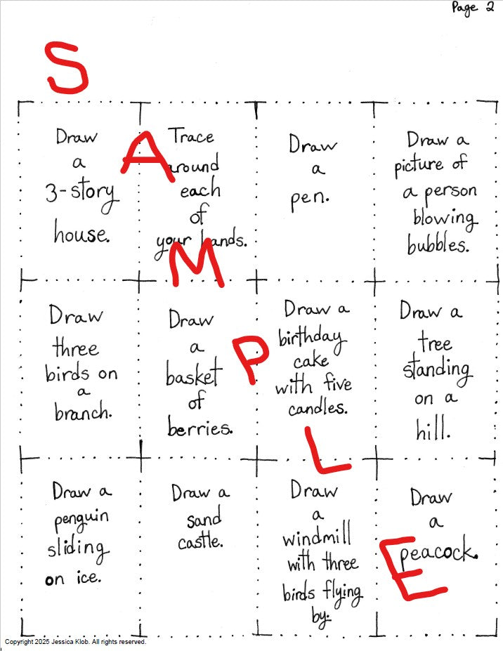 Elementary Art Prompt Cards