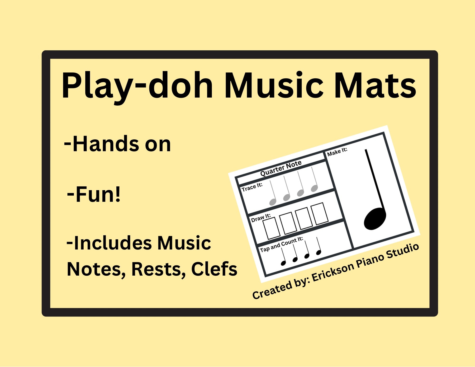 Musical Instruments Play Doh Play-doh Music Mats – Nuggets of Wisdom