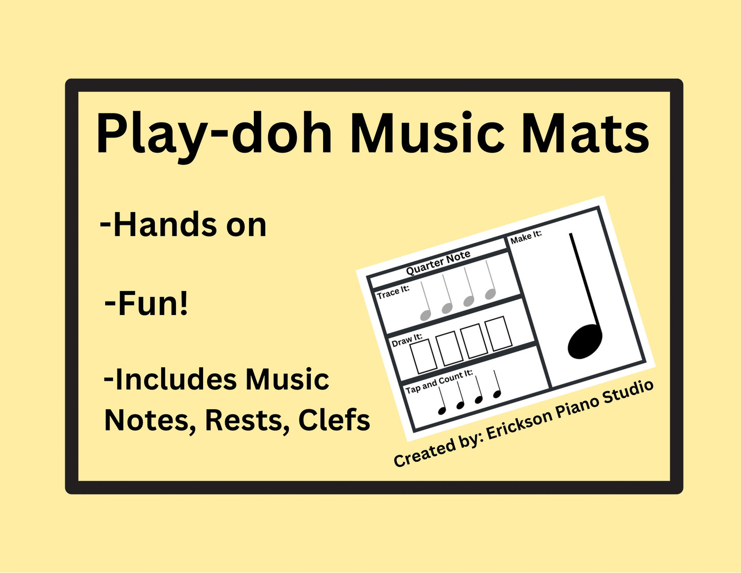 Play-doh Music Mats