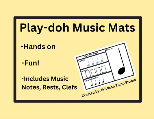 Play-doh Music Mats