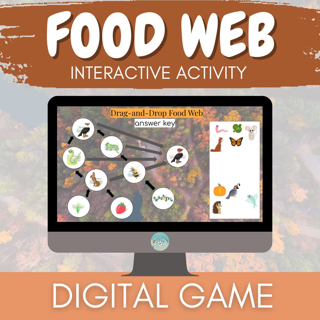 Food Web Digital Game: Interactive Food Chain and Energy Flow Activity