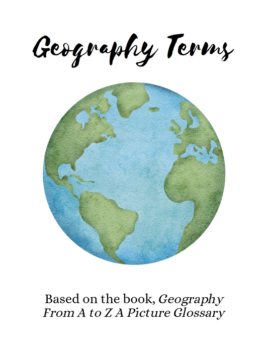 Geography from A to Z; A Picture Glossary Companion Guide