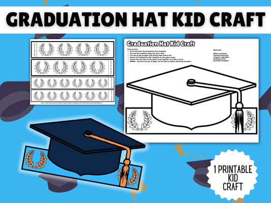 Graduation Cap Kid Craft