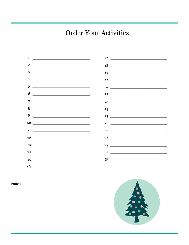 Let's Celebrate the Holidays Planner: 9 Pages