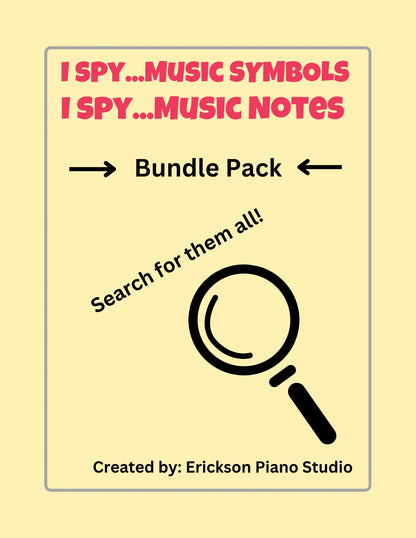 I Spy...Music Symbols/Notes