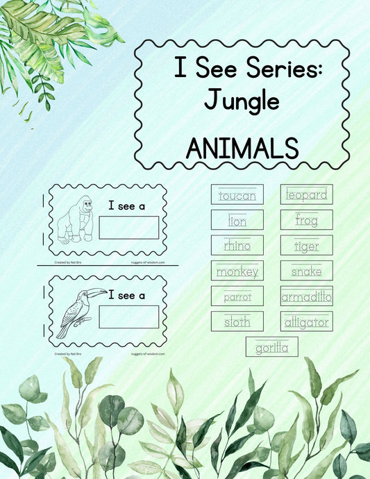 I See Series: Jungle Animals