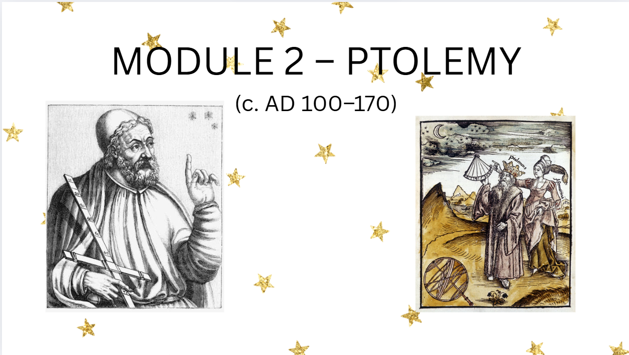 Great Astronomers: An 8-Module Self-Paced Slideshow Course