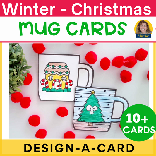 Winter and Christmas Hot Cocoa Mug Design a Card Craft