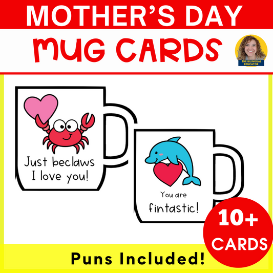 Mother's Day Mug Card Craft with Puns