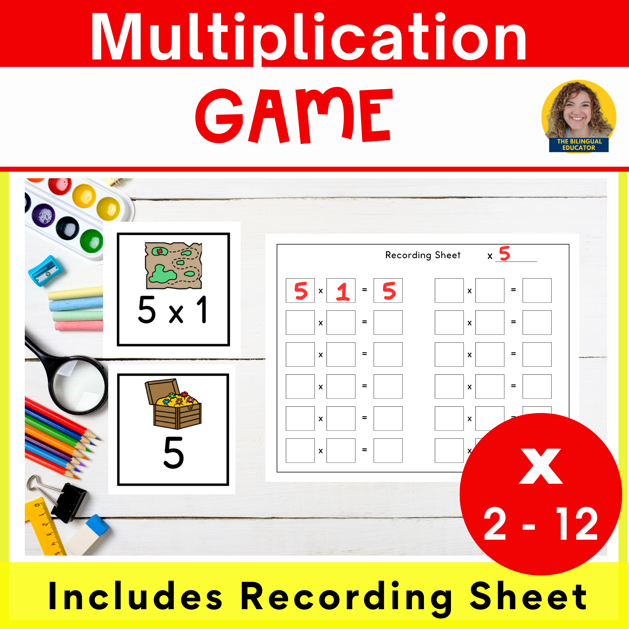 Multiplication Shop Activity Multiplication Tables Matching Game – Nuggets of Wisdom