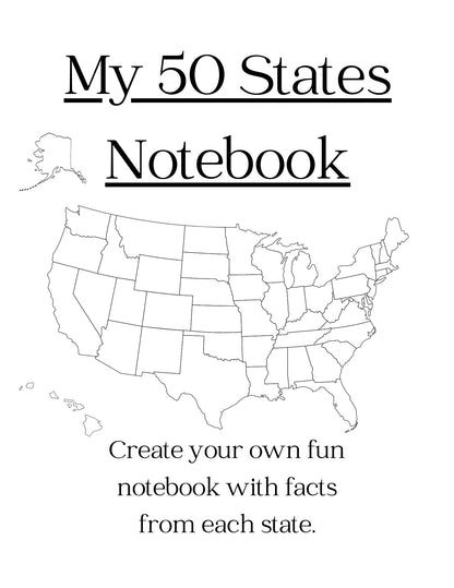 My 50 States Notebook