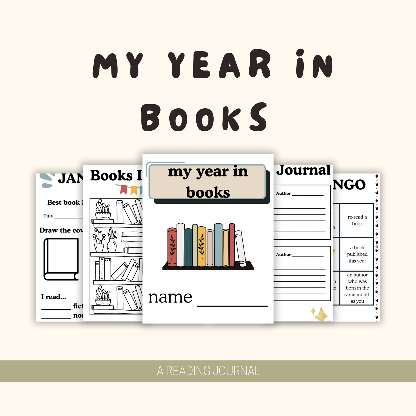 My Year in Books - Reading Journal