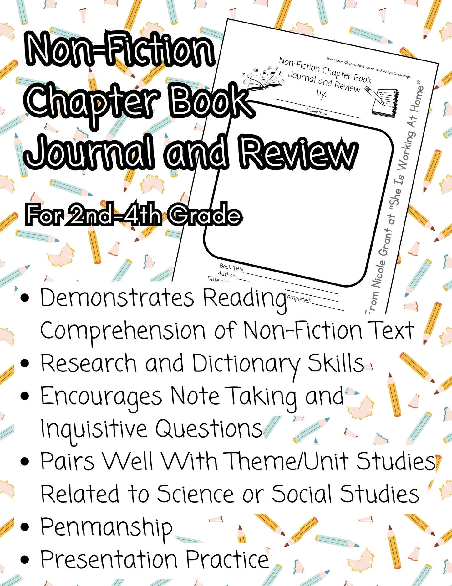 Non-Fiction Chapter Book Journal and Review