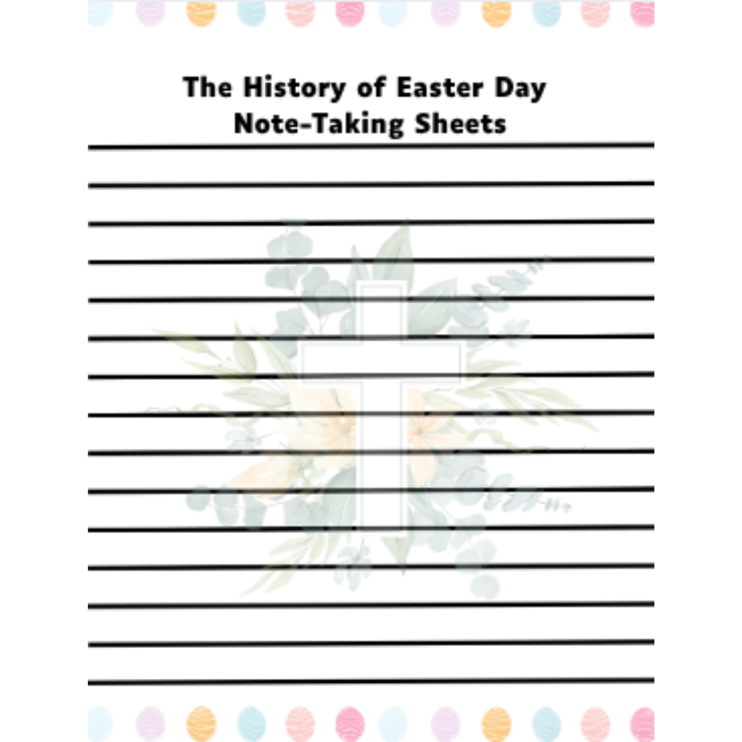 The History of Easter Reading Passage, Q & A, and Note-Taking Sheets