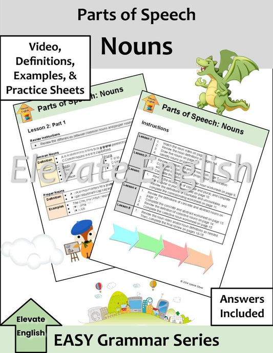 Parts of Speech: Nouns (Self-Paced)