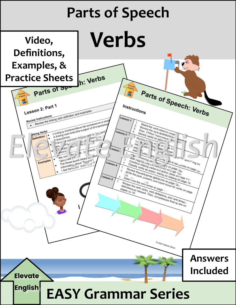 Parts of Speech: Verbs (Self-Paced)