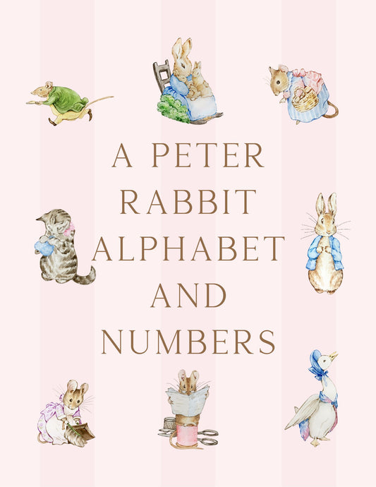 Peter Rabbit Alphabet and Numbers Flashcards